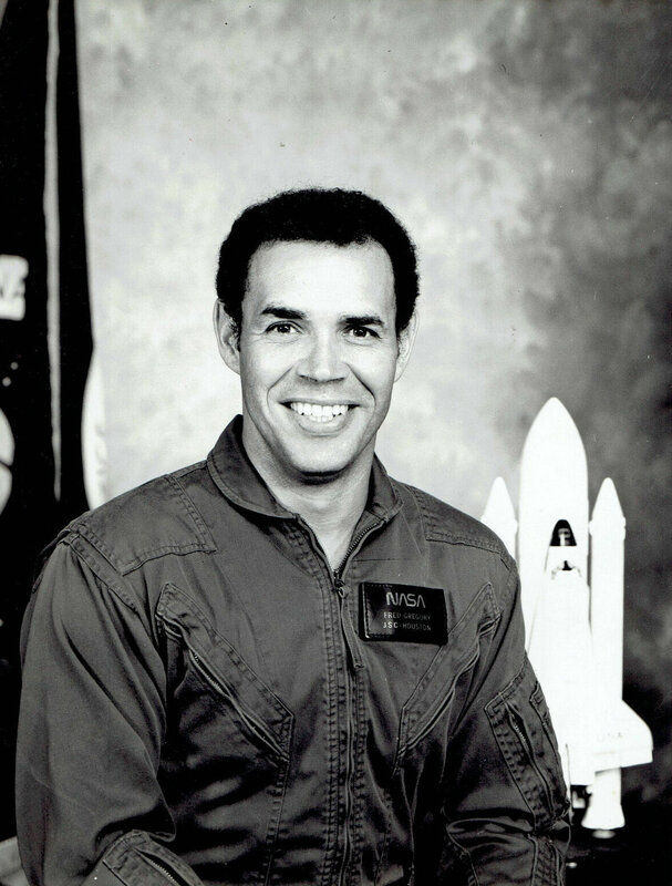 NASA portrait of astronaut Frederick D. Gregory in flight suit