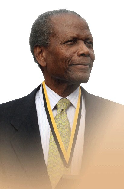 Sidney Poitier at the Academy Awards ceremony